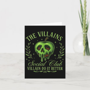 The Villains Social Club Bösewichte machen es bess Karte