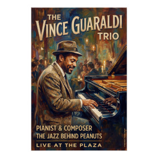 The Vince Guaraldi Trio Poster