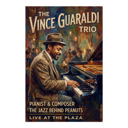 The Vince Guaraldi Trio Poster (Vorderseite)