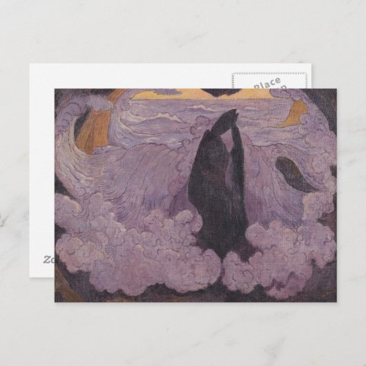 The Violet Wave, c.1895-6 Postkarte (Vorne/Hinten)