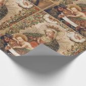 The Virgin Adoring the Christ Child at Christmas Geschenkpapier (Ecke)