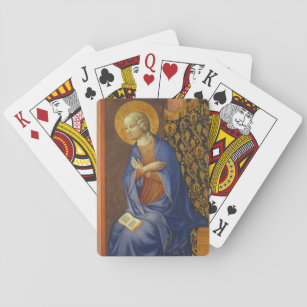 The Virgin Annunciate, c. 1430 (tempera on panel) Spielkarten