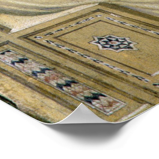 The Virgin appearing to St. Bernard, detail from a Poster (Ecke)