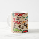 The Virgin Islands Map Mug Kaffeetasse (Vorderseite Links)