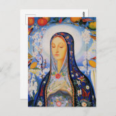 The Virgin - Joseph Stella Postkarte (Vorne/Hinten)