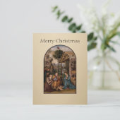 The Virgin Mary and Baby Jesus Christmas Greetings Postkarte (Stehend Vorderseite)