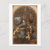 The Virgin of the Rocks Postkarte (Vorderseite)