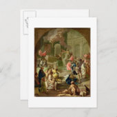 The Vision of St. Benedikt, c.1760 Postkarte (Vorne/Hinten)