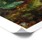 The Vision of St. Hubert, c.1620 (Öl auf Tafel) Poster (Ecke)