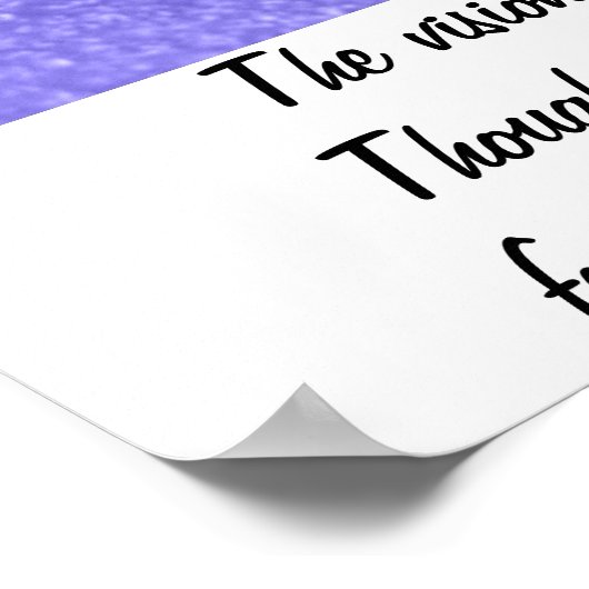 The Vision_Poster Poster (Ecke)