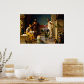 The Visit of a Sick Child by Waterhouse Poster (Küche)