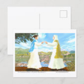 The Visitation of Mary to Elizabeth Postkarte (Vorne/Hinten)
