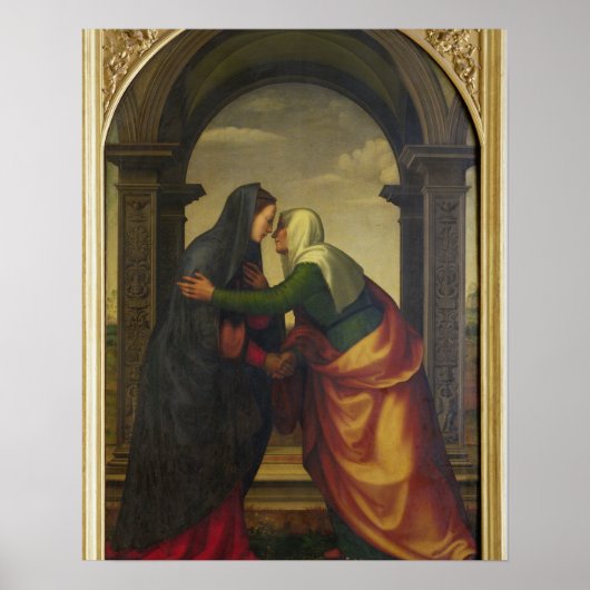The Visitation of St. Elizabeth to the Virgin Mary Poster (Vorne)