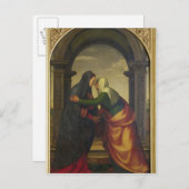 The Visitation of St. Elizabeth to the Virgin Mary Postkarte (Vorne/Hinten)