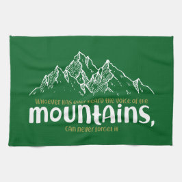 The Voice of the Mountains Geschirrtuch