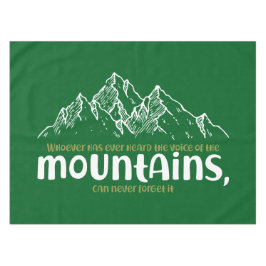 The Voice of the Mountains Tischdecke