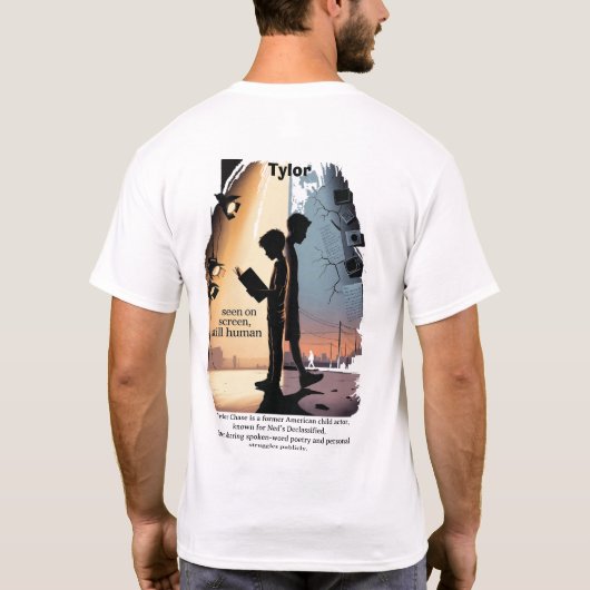 The voice of Tylor's poetry T-Shirt (Rückseite)