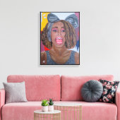 The Voice Painting by Alfred Fox Leinwanddruck (Insitu (Wohnzimmer))