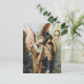 "The Voices" Angel Art von Gustave Moreau Postkarte (Stehend Vorderseite)