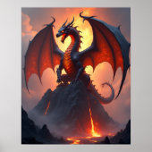 The Volcanic Forge Dragon Poster (Vorne)