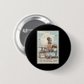 The Volleyll Mama Skeleton Tarot Card Game Day Mov Button (Vorne & Hinten)