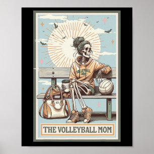 The Volleyll Mama Skeleton Tarot Card Game Day Mov Poster