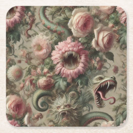 The Voracious Verdants – Gothic Victorian Rechteckiger Pappuntersetzer