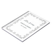 The Vow Books – Personalized His and Her Timeless  Notizblock (Linke Seite)