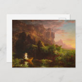 The Voyage of Life, Childhood, 1842 von Thomas Col Einladungspostkarte (Vorne/Hinten)