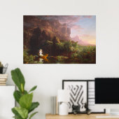 The Voyage of Life: Kindheit von Thomas Cole Poster (Heimbüro)