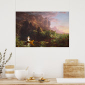 The Voyage of Life: Kindheit von Thomas Cole Poster (Küche)