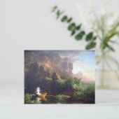 The Voyage of Life - Kindheit von Thomas Cole Postkarte (Stehend Vorderseite)
