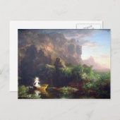 The Voyage of Life - Kindheit von Thomas Cole Postkarte (Vorne/Hinten)