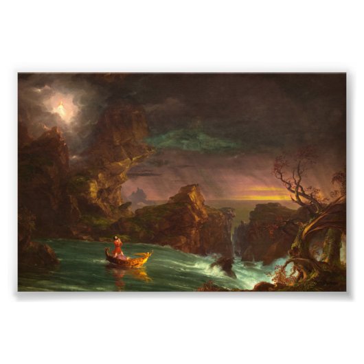 The Voyage of Life, Manhood by Thomas Cole Fotodruck (Vorne)