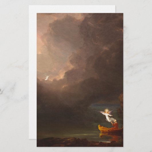 The Voyage of Life Old Age Thomas Cole 1842 Briefpapier (Vorne/Hinten)