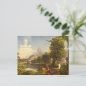 The Voyage of Life: Youth by Thomas Cole Postcard Postkarte (Stehend Vorderseite)