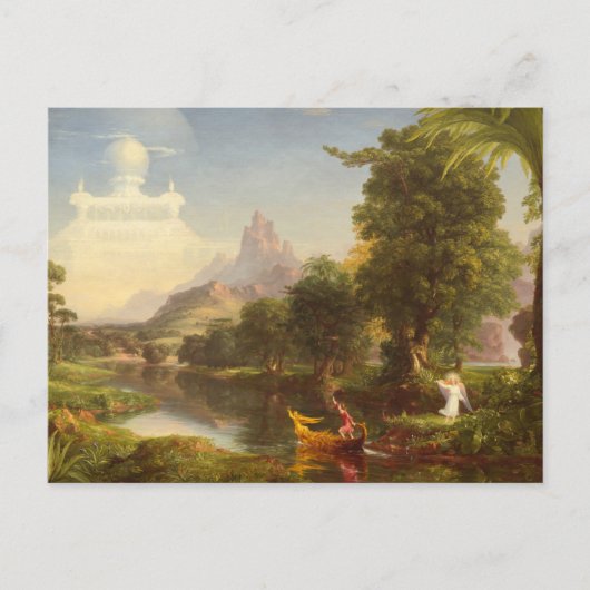 The Voyage of Life: Youth by Thomas Cole Postcard Postkarte (Vorderseite)