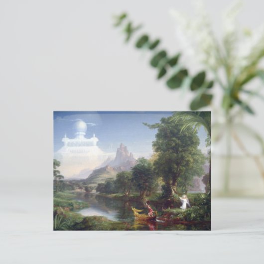 The Voyage of Life - Youth by Thomas Cole Postkarte (Stehend Vorderseite)