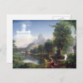 The Voyage of Life - Youth by Thomas Cole Postkarte (Vorne/Hinten)