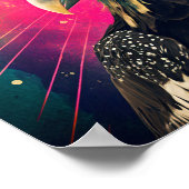 The Vulture Queen - Vulture Bird Wall Art Poster (Ecke)