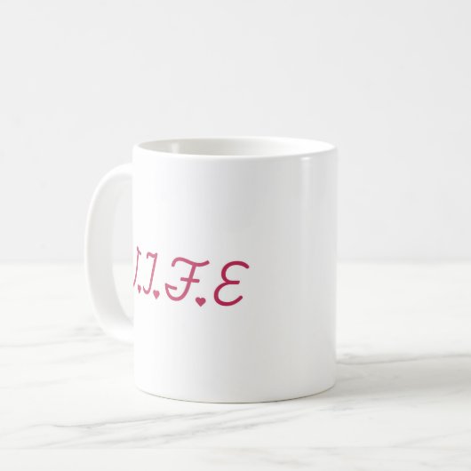 The W.I.F.E mug Kaffeetasse (Vorderseite Links)