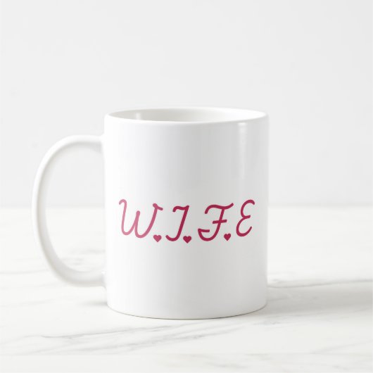 The W.I.F.E mug Kaffeetasse (Links)