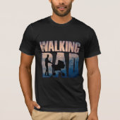The Walking Dad: Heartwarming Design for Father's T-Shirt (Vorderseite)