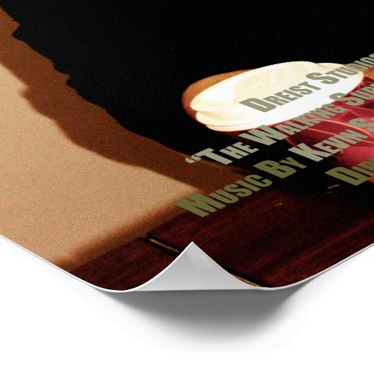 "The Walking Supporting Cast" - Quotes Poster (Ecke)