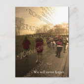 The Wall - Memorial Day Weekend Edition Postkarte (Vorderseite)