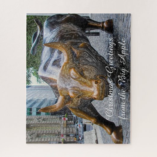 The Wall Street Bull New York. Puzzle (Vertikal)
