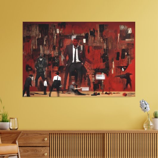 The Wall - Tension's Shadow Leinwanddruck (Insitu (Wohnzimmer))