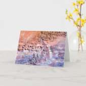 The Wall with a Thousand Eyes - Blank Note Card Karte (Gelbe Blume)