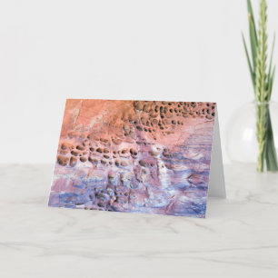 The Wall with a Thousand Eyes - Blank Note Card Karte