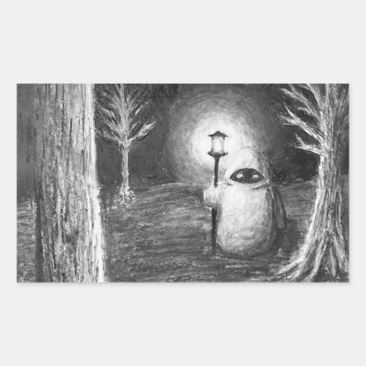 The Wanderer Rechteckiger Aufkleber (Vorderseite)